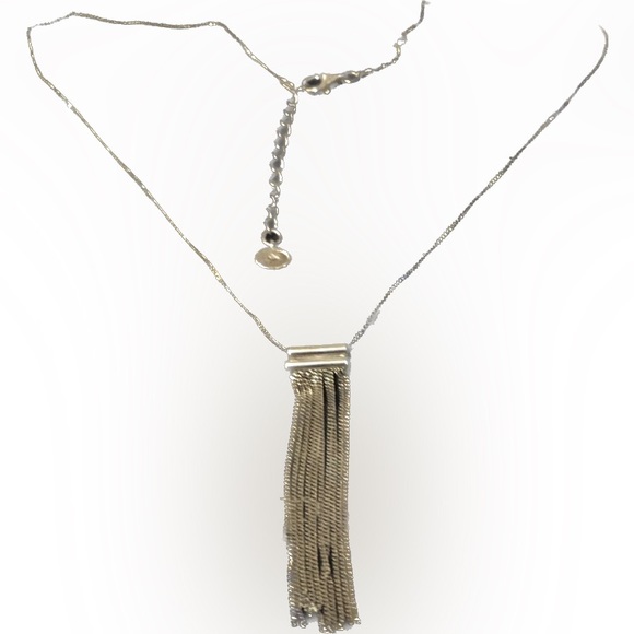 Silpada Vintage Sterling Silver Beautiful Fringe Necklace 18+inch - Picture 4 of 9